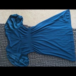 BCBGMaxAzria Dresses - EUC BCBG Maxazaria teal dress, large BCBGMaxAzria Dresses - EUC BCBG Maxazaria teal dress, large